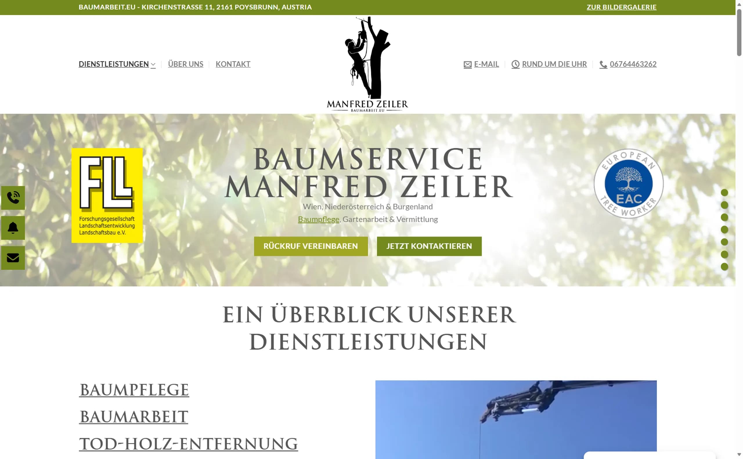 Baumarbeit Zeiler