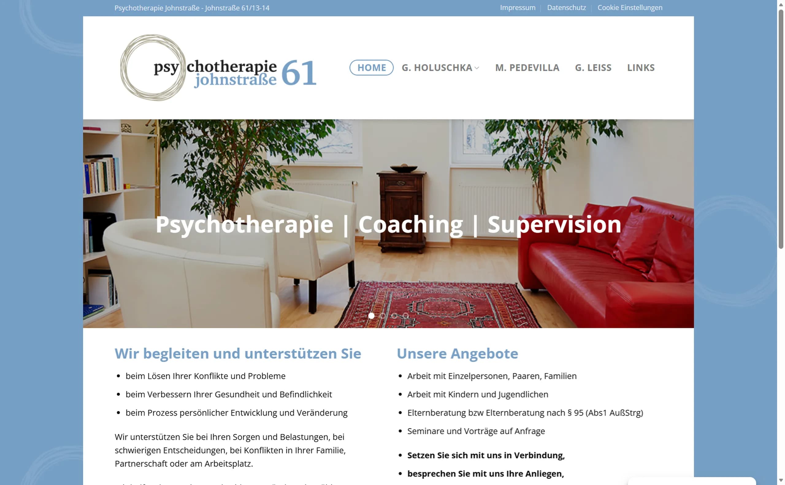 Psychotherapie Johnstraße